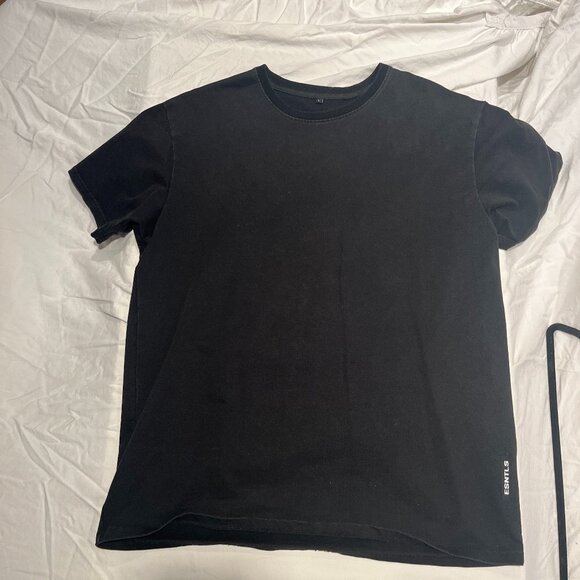 Oversized Black Heavyweight Tee from ESNTLS Size Large - Picture 1 of 7